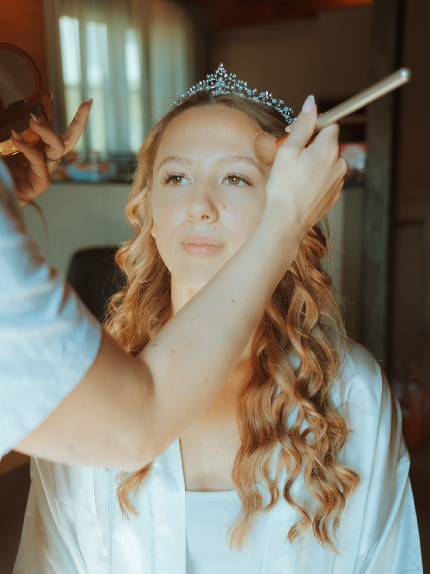 Make-up der Braut